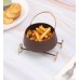 Wine Shape Bowl Snacks Platter With Wheels